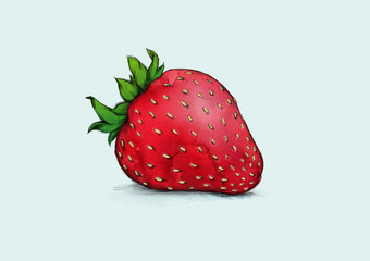 Einfache Erdbeere