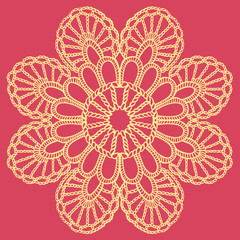 Vector lace design 