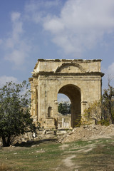 Fototapeta na wymiar Ancient Roman city of Gerasa modern Jerash, Jordan