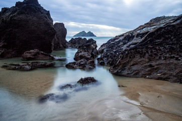 Holywell bay cornwall england uk between newquay and perranporth 