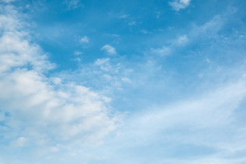 blue sky with clouds