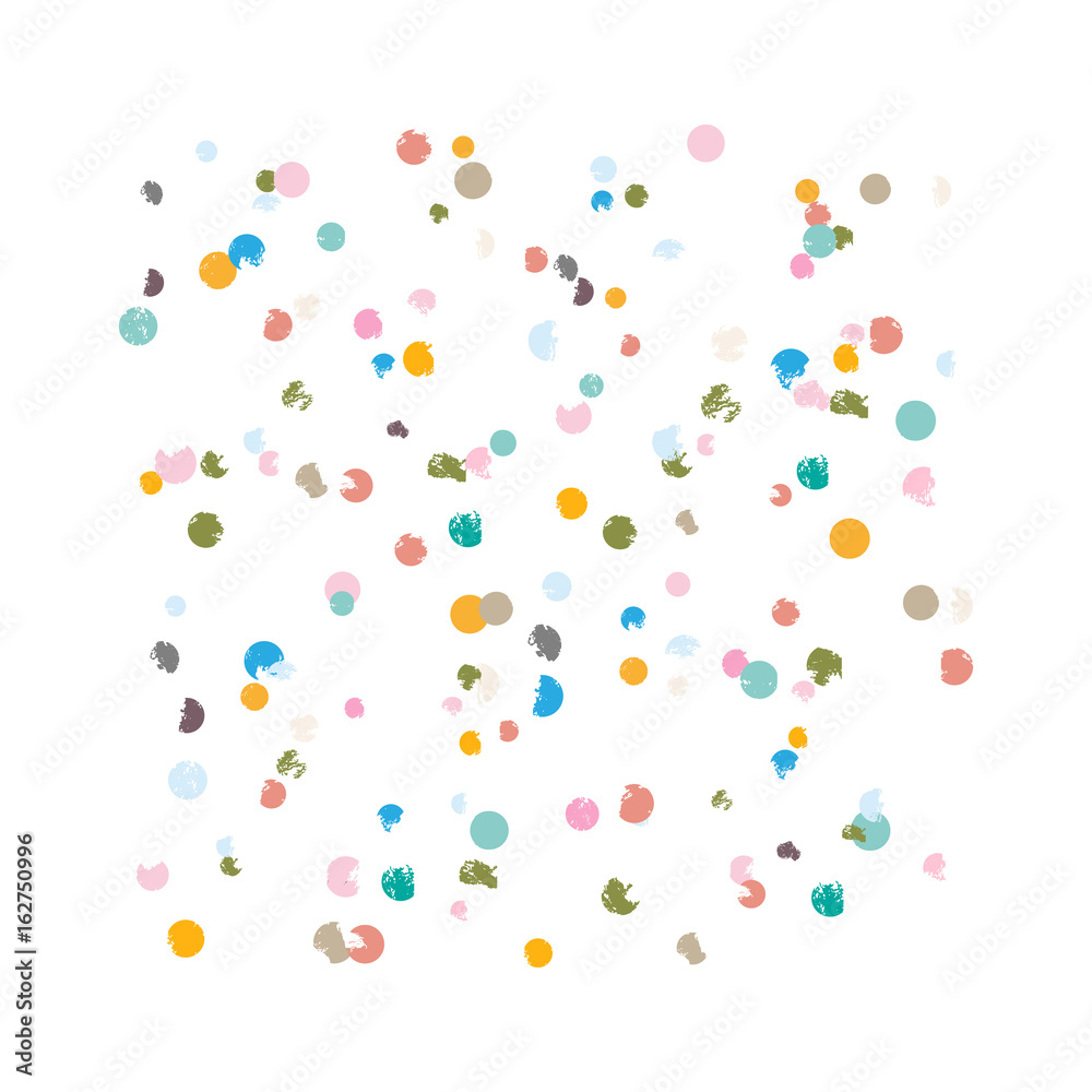 Poster modern abstract vector confetti background