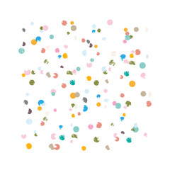 Modern Abstract Vector Confetti Background
