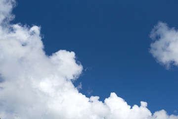 Clouds with blue sky backgrounds 