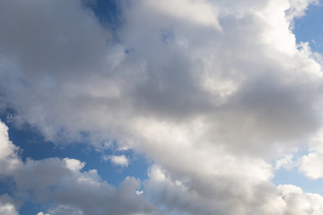 Clouds with blue sky backgrounds 