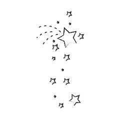 Star decorative symbol icon vector illustration graphic design