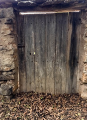 Puerta de huerto