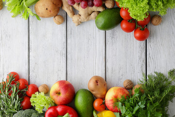organic food background © Olha Afanasieva