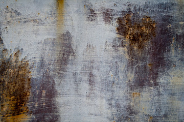 Colored rusty metal wall background