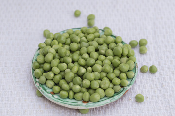 Organic peas. The pea is most commonly the small spherical seed or the seed-pod of the pod fruit Pisum sativum