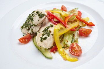 chicken with vegetables