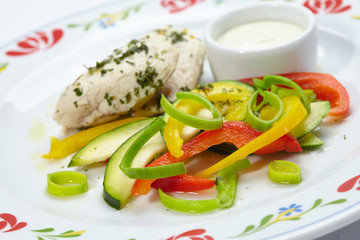 chicken with vegetables