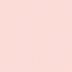 Polka dot seamless pattern. White dots on pink background. Good for design of wrapping paper, wedding invitation and greeting cards.