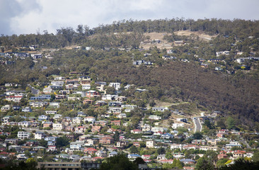 Fototapeta na wymiar Hobart Residential District