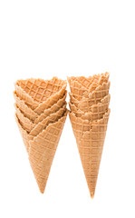 Waffle cup isolated