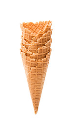 Waffle cup isolated