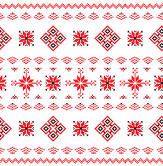 seamless pattern in Belarusian style