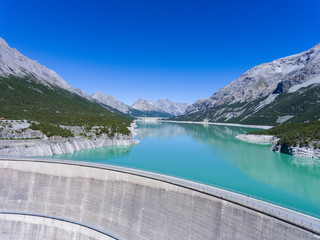 Dam in Valtellina - Cancano - Stelvio National Park