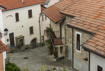 Fototapeta na wymiar Village of Montechiaro d'Acqui, Italy