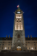 Fototapeta na wymiar Canada’s Parliamentary Precinct Central Tower