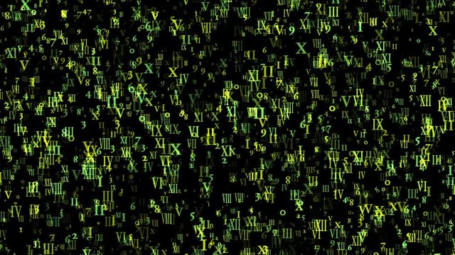 4k Abstract alphabet matrix computer business number background,finance market procedures,passwords decryption encryption information data.