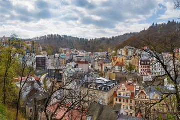 View of Karlovy Vary, Czech republic