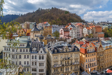View of Karlovy Vary, Czech republic