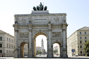 Siegestor in Munich, Bavaria