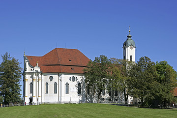 Famous Pilgrimage Wieskirche, Bavaria