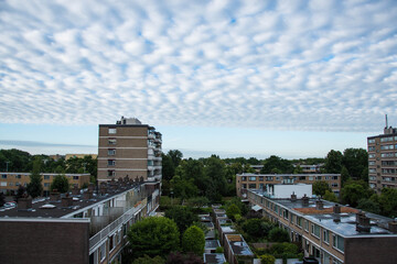 Obraz na płótnie Canvas Wolken boven Utrecht
