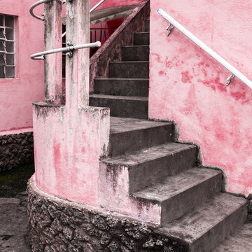 Pink Stairs