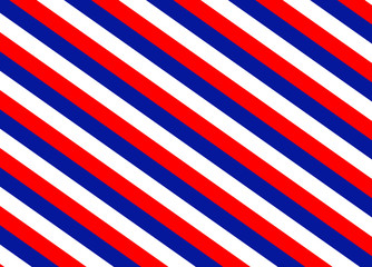 Red, White and Blue Diagonal Background