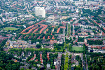 Hamburg, Germany - Panorama from above