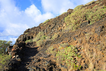 Volcanic landscape on La Palma Island, Canary Islands, Spain