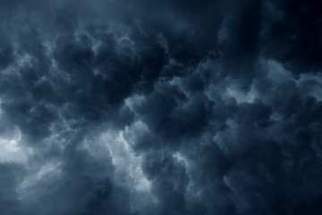 Stormy rain clouds background