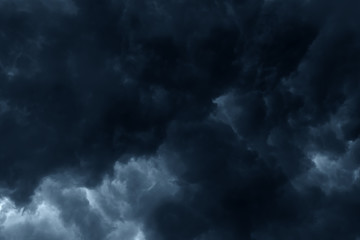 Stormy rain clouds background