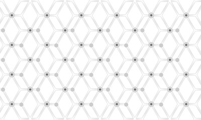 Naklejka premium Vector modern geometry pattern hexagon, abstract geometric background, trendy print, monochrome retro texture, hipster fashion design