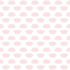Lotus Flower Seamless Pattern