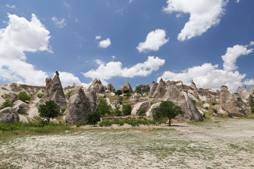 Rock Formations in Cappadocia, Turkey