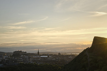 Sunset Over Edinburgh