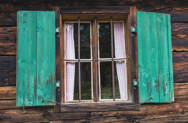 Obraz na płótnie Canvas Window with shutters