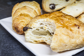 croissants and breakfast pastries