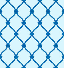 Seamless pattern with a stylized fishing net. Vector