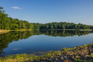 Obraz na płótnie Canvas Lake Fairfax HDR