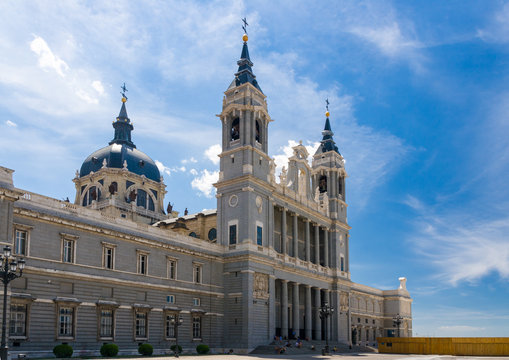 Royal palace Church in Madrid, Spain