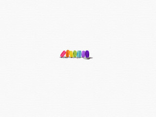 Rainbow Macaron Illustration