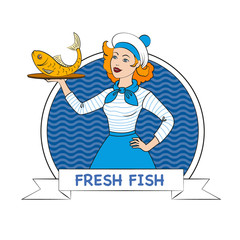 Naklejka premium Label 