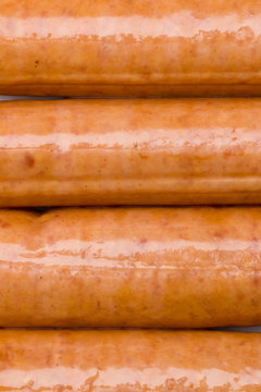 Hot Dogs Isolated on a White Background
