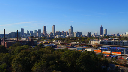 Fototapeta premium Atlanta Aerial Shot Collection from around the City