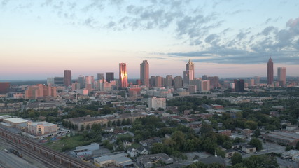 Fototapeta na wymiar Atlanta Georgia, Aerial City View